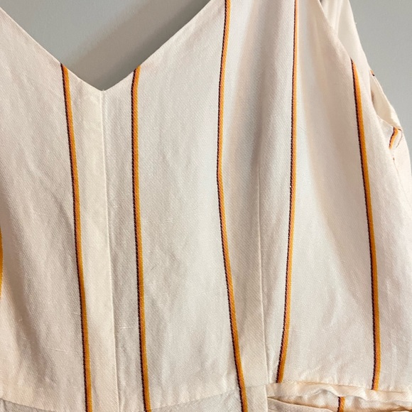 Anthropologie The Essential Jumpsuit Striped Size 0 - Picture 4 of 9